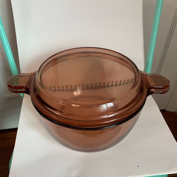 Vintage Vision Ware France Stock Pot Dutch Oven Casserole - Picture 2 of 9